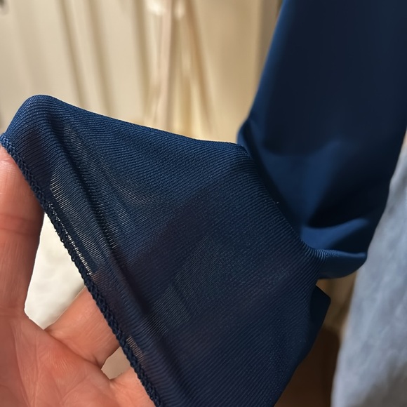 Zara Blue Long Sleeve Top Size M - Picture 5 of 8